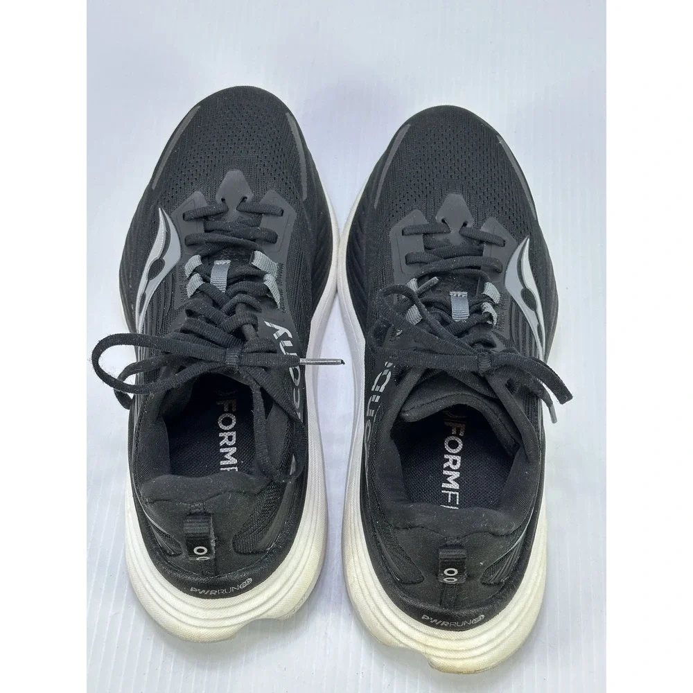 Saucony Hurricane 24 Womens 10‎ Shoes Black S10933-100 Running Sneaker PWRRUN